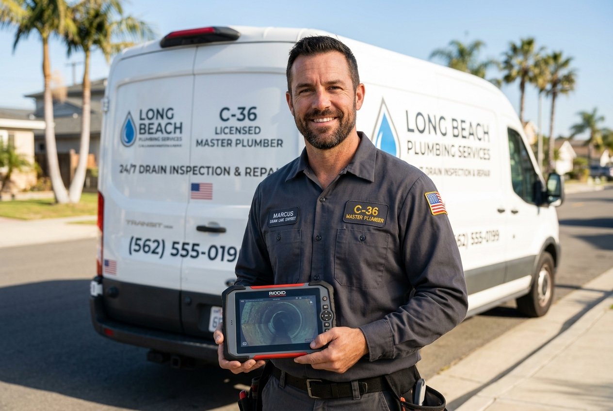 Marcus Vance, Lead C-36 Drain Cleaning Specialist in Long Beach CA